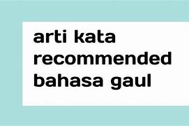 Modus Dalam Kata Gaul Adalah